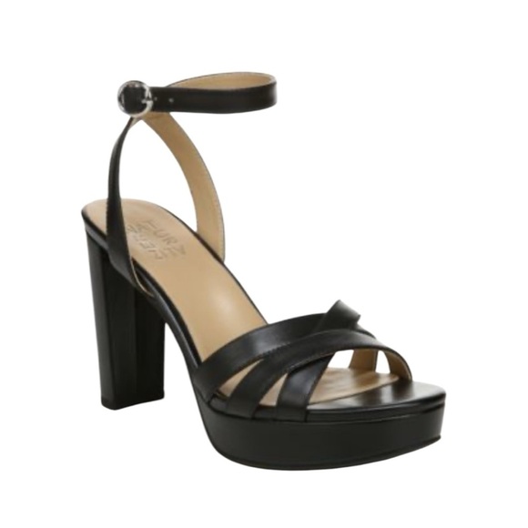 Naturalizer Mallory Ankle Strap Sandals/ Heels Black Size 9 Women’s. - Picture 16 of 16